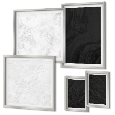 Tableau de décoration murale Marbres glamour sombres et lumineux