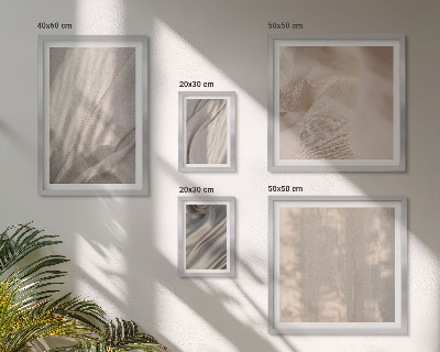 Tableau de décoration murale Gros plan sur des tissus bohèmes naturels