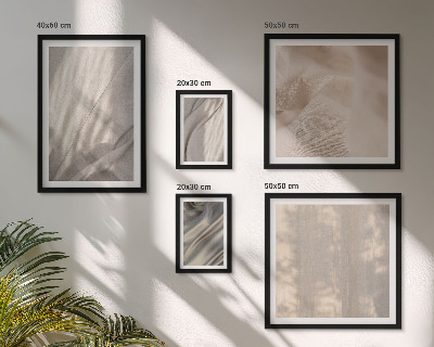 Tableau de décoration murale Gros plan sur des tissus bohèmes naturels