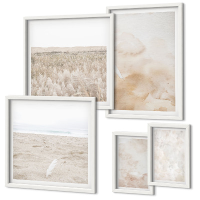 Tableau de décoration murale Textures pastel à la mode