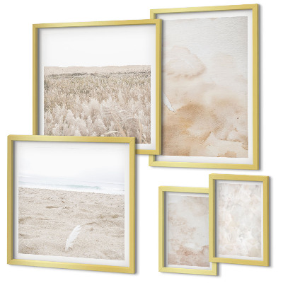 Tableau de décoration murale Textures pastel à la mode