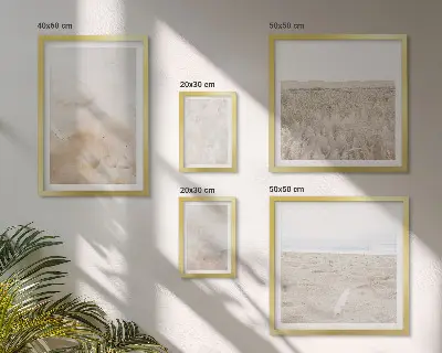 Tableau de décoration murale motifs de textures pastel tendance