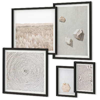Tableau de décoration murale Textures de sable bohème clair
