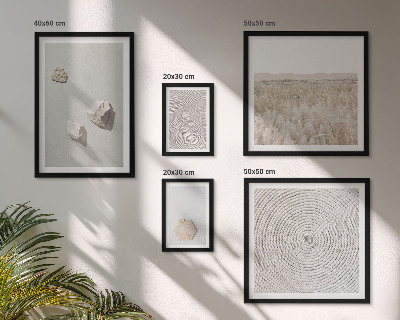 Tableau de décoration murale Textures de sable bohème clair