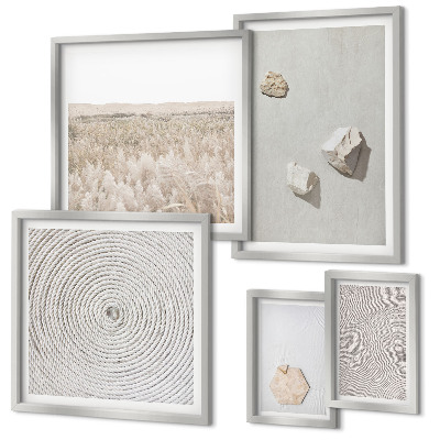 Tableau de décoration murale Textures de sable bohème clair