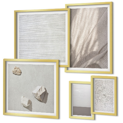 Tableau de décoration murale Textures bohèmes délicates de la nature