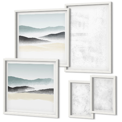 Tableau de décoration murale Fond abstrait à taches blanches