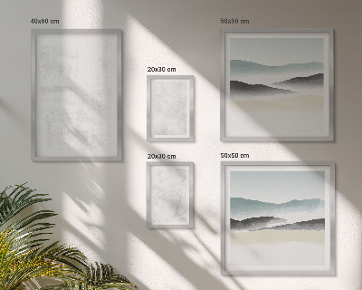 Tableau de décoration murale Fond abstrait à taches blanches