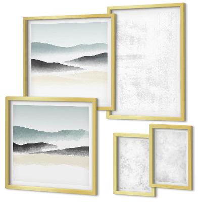 Tableau de décoration murale Fond abstrait à taches blanches