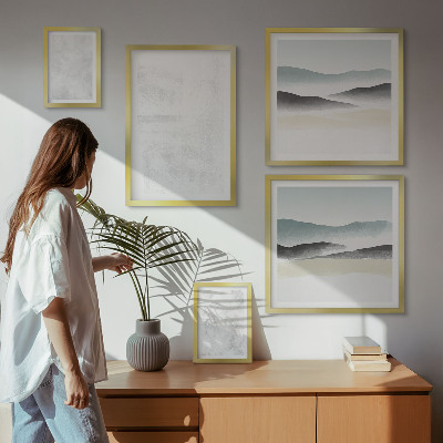 Tableau de décoration murale Fond abstrait à taches blanches