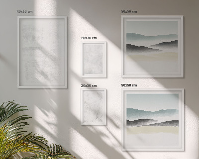 Tableau de décoration murale Fond abstrait à taches blanches