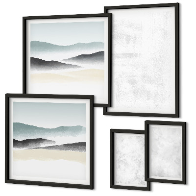 Tableau de décoration murale Fond abstrait à taches blanches