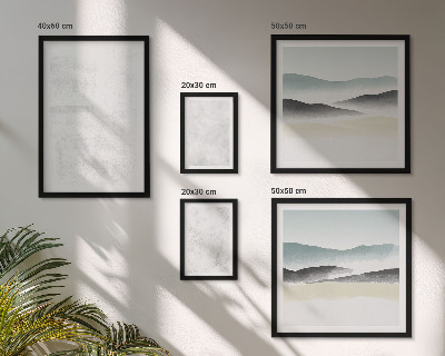 Tableau de décoration murale Fond abstrait à taches blanches