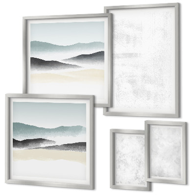 Tableau de décoration murale Fond abstrait à taches blanches