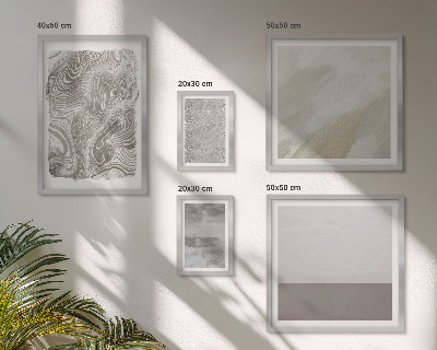 Ensemble de 5 tableaux Motifs abstraits industriels