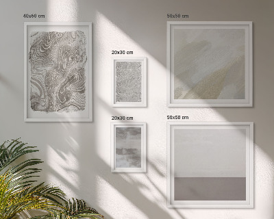 Ensemble de 5 tableaux Motifs abstraits industriels