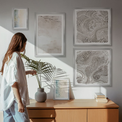 Tableau de décoration murale Peintures aquarelles délicates