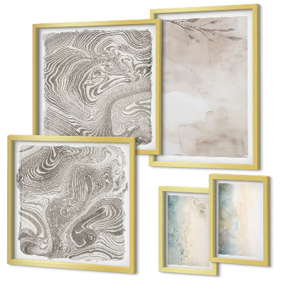 Tableau de décoration murale Peintures aquarelles délicates