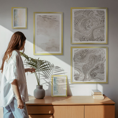 Tableau de décoration murale Peintures aquarelles délicates