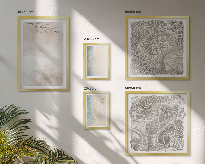Tableau de décoration murale Peintures aquarelles délicates