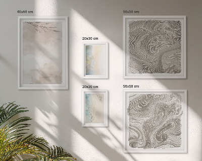 Tableau de décoration murale Peintures aquarelles délicates