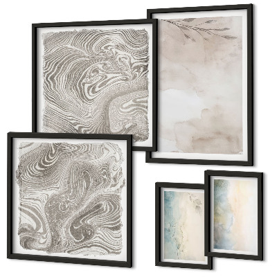 Tableau de décoration murale Peintures aquarelles délicates