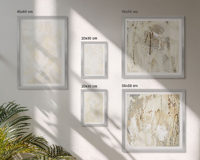 Ensemble de 5 tableaux Peinture à texture lumineuse