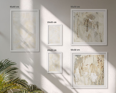 Ensemble de 5 tableaux Peinture à texture lumineuse