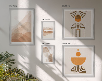 Tableau de décoration murale Structures de différentes nuances de minimalisme