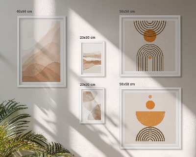 Tableau de décoration murale Structures de différentes nuances de minimalisme