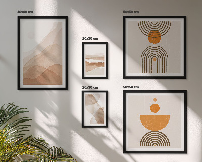 Tableau de décoration murale Structures de différentes nuances de minimalisme