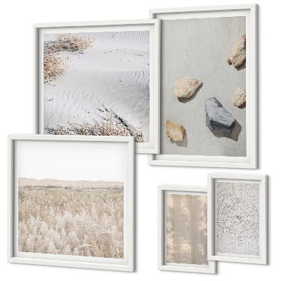 Tableau de décoration murale Textures naturelles bohèmes