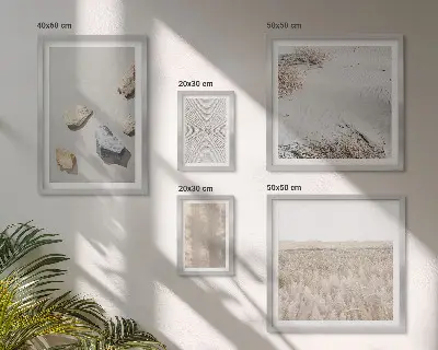 Tableau de décoration murale motifs aux textures naturelles bohèmes