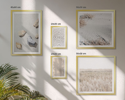 Tableau de décoration murale Textures naturelles bohèmes