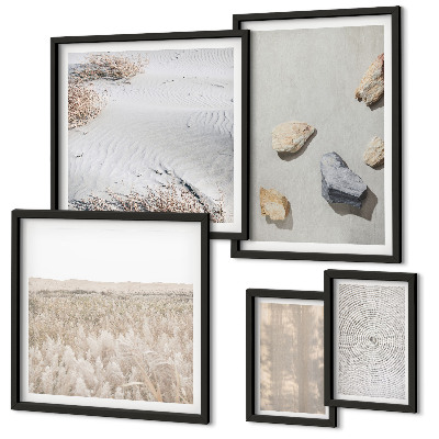 Tableau de décoration murale Textures naturelles bohèmes