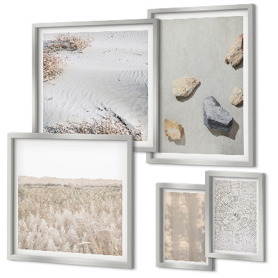 Tableau de décoration murale Textures naturelles bohèmes