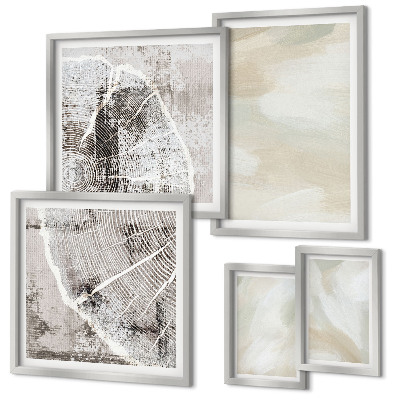 Lot de tableaux encadrés Minimalisme de la texture de peinture