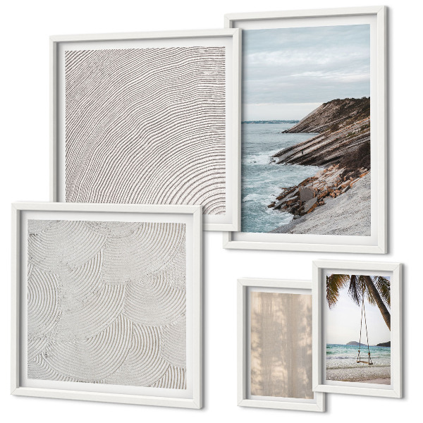 Tableau de décoration murale Vues estivales sur la plage et le sable