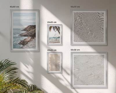Tableau de décoration murale Vues estivales sur la plage et le sable