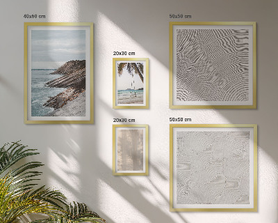 Tableau de décoration murale Vues estivales sur la plage et le sable