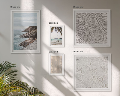 Tableau de décoration murale Vues estivales sur la plage et le sable