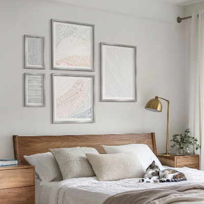 Tableau de décoration murale Motifs de cordes aux structures brillantes