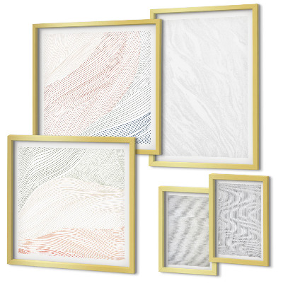 Tableau de décoration murale Motifs de cordes aux structures brillantes