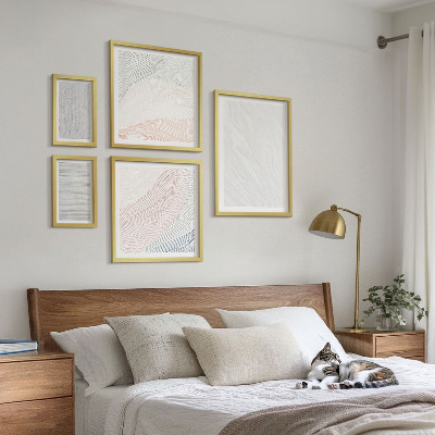 Tableau de décoration murale Motifs de cordes aux structures brillantes