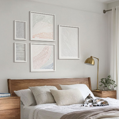 Tableau de décoration murale Motifs de cordes aux structures brillantes