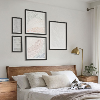 Tableau de décoration murale Motifs de cordes aux structures brillantes