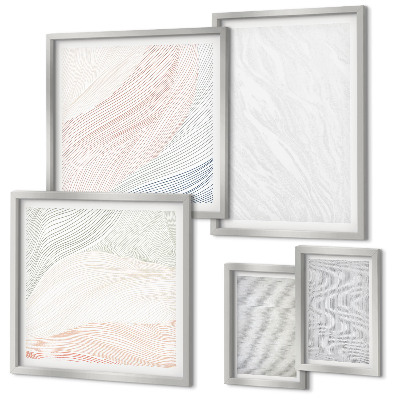 Tableau de décoration murale Motifs de cordes aux structures brillantes