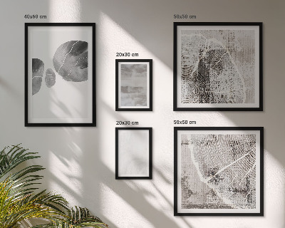 Lot de tableaux encadrés Formes modernes abstraites