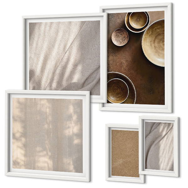 Tableau de décoration murale Structures de texture minimalistes