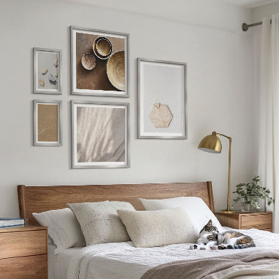 Tableau de décoration murale Textures minimalistes chaleureuses